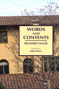 Book Cover for Words and Contents by Richard Vallée, John Perry