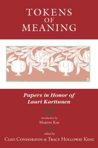 Book Cover for Tokens of Meaning by Lauri Karttunen