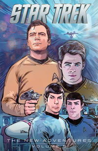 Book Cover for Star Trek, the New Adventures. Volume 5 by Mike Johnson