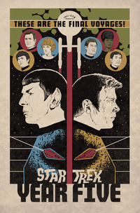 Book Cover for Star Trek. Book One Year Five by Justin Eisinger, Alonzo Simon