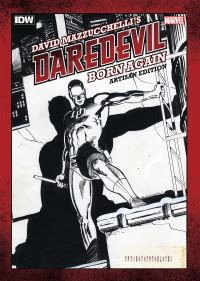 Book Cover for David Mazzucchelli's Daredevil Born Again. Artisan Edition by Frank Miller