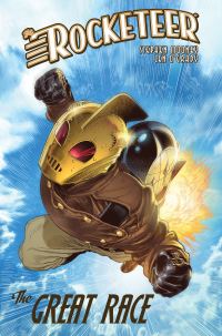 Book Cover for The Rocketeer. The Great Race by Stephen Mooney