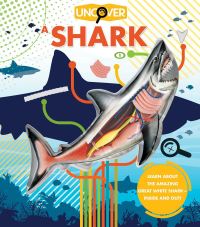 Book Cover for Uncover a Shark - Shark Book for Kids, 3-D Book for Ages 8-12 by David George Gordon