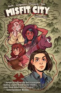 Book Cover for Misfit City. Volume 1 by Kirsten Smith