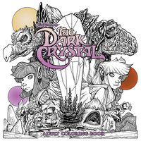 Book Cover for Jim Henson's The Dark Crystal Adult Coloring Book by Jim Henson