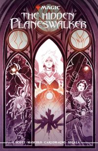 Book Cover for The Hidden Planeswalker by Mairghread Scott