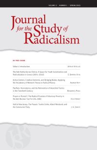 Book Cover for Journal for the Study of Radicalism 9, No. 1 by Arthur Versluis