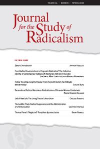Book Cover for Journal for the Study of Radicalism 14, No. 1 by Arthur Versluis