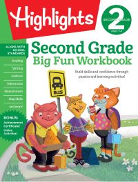 Book Cover for Second Grade Big Fun Workbook by Highlights Learning