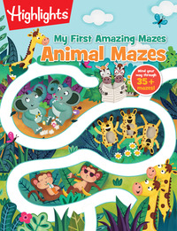 Book Cover for Animal Mazes by Highlights