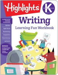 Book Cover for Kindergarten Writing by Highlights Learning