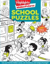 Book Cover for School Puzzles by Highlights