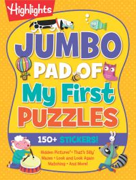 Book Cover for Jumbo Pad of My First Puzzles by HighlightsT