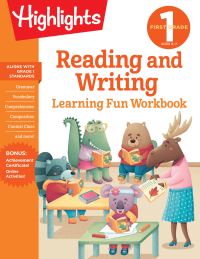 Book Cover for First Grade Reading and Writing by Highlights Learning