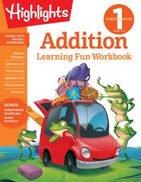 Book Cover for First Grade Addition by Highlights Learning