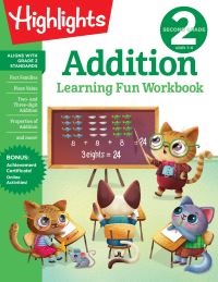 Book Cover for Second Grade Addition by Highlights Learning