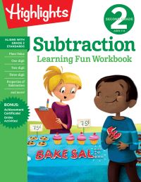 Book Cover for Second Grade Subtraction by Highlights Learning