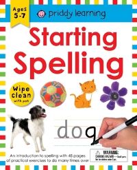 Book Cover for Wipe Clean Workbook: Starting Spelling by Roger Priddy