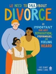 Book Cover for We Need to Talk About Divorce by Kate Scharff, Neon Squid