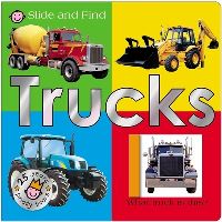 Book Cover for Trucks 25th Anniversary Edition (Slide and Find) by Roger Priddy, Priddy Books