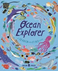 Book Cover for Ocean Explorer by Carlee Jackson, Neon Squid