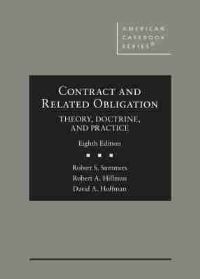 Book Cover for Contract and Related Obligation by Robert S. Summers, Robert A. Hillman, David A. Hoffman