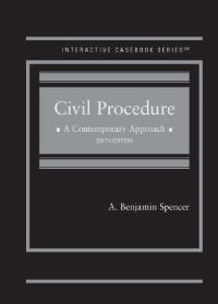 Book Cover for Civil Procedure by A Benjamin Spencer