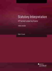 Book Cover for Statutory Interpretation by Hillel Y. Levin