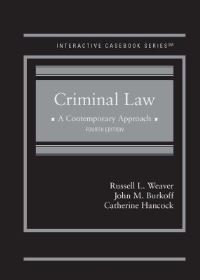 Book Cover for Criminal Law by Russell L Weaver, John M Burkoff, Catherine Hancock
