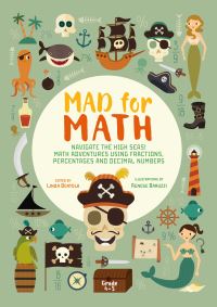 Book Cover for Mad for Math: Navigate the High Seas by Linda Bertola