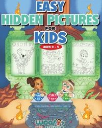Book Cover for Easy Hidden Pictures for Kids Ages 3-5 by Woo Jr Kids Activities