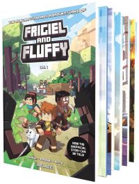 Book Cover for The Minecraft-Inspired Misadventures of Frigiel & Fluffy Vol 1-5 Box Set by Frigiel, JeanChristophe Derrien