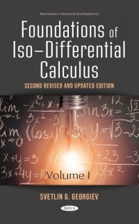 Book Cover for Foundations of Iso-Differential Calculus. Volume I by Svetlin Georgiev