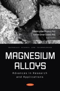Book Cover for Magnesium Alloys by Catalin Iulian Pruncu