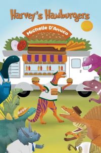 Book Cover for Harvey's Hamburgers by Michelle DAmico