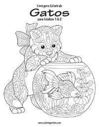 Book Cover for Livro Para Colorir De Gatos Para Adultos 1 & 2 by Nick Snels