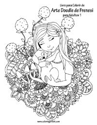 Book Cover for Livro Para Colorir De Arte Doodle De Frenesi Para Adultos 1 by Nick Snels