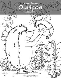 Book Cover for Livro Para Colorir De Ouriços Para Adultos by Nick Snels
