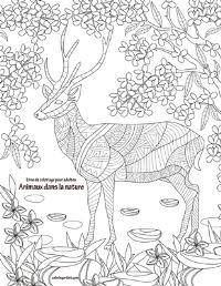 Book Cover for Livre De Coloriage Pour Adultes Animaux Dans La Nature by Nick Snels