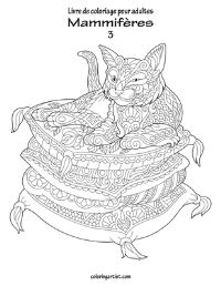 Book Cover for Livre De Coloriage Pour Adultes Mammifères 3 by Nick Snels