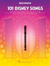 Book Cover for 101 Disney Songs for Recorder by Hal Leonard Corp