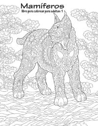 Book Cover for Mamíferos Libro Para Colorear Para Adultos 1 by Nick Snels