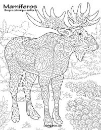 Book Cover for Mamíferos Libro Para Colorear Para Adultos 2 by Nick Snels