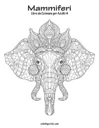 Book Cover for Mammiferi Libro Da Colorare Per Adulti 4 by Nick Snels