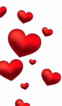 Book Cover for Valentine's Red Hearts Creative Blank Journal by Sir Michael Huhn