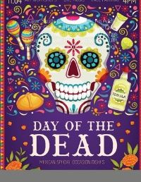 Book Cover for Sugar Skulls Coloring Book by Beatrice Harrison