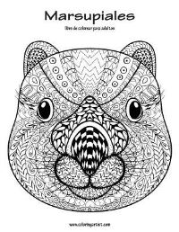 Book Cover for Marsupiales Libro De Colorear Para Adultos 1 by Nick Snels