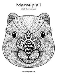 Book Cover for Marsupiali Libro Da Colorare Per Adulti 1 by Nick Snels