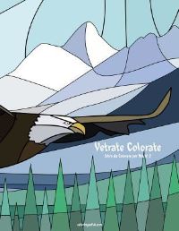 Book Cover for Vetrate Colorate Libro Da Colorare Per Adulti 2 by Nick Snels