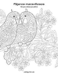 Book Cover for Pájaros Maravillosos Libro Para Colorear Para Adultos 1 by Nick Snels